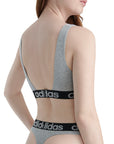 Adidas Underwear阿迪達斯內衣ACCO - SCOOP BRALETTE運動内衣-灰色