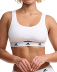 Adidas Underwear阿迪達斯內衣ACCO - SCOOP BRALETTE運動内衣-白色