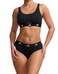 Adidas Underwear阿迪達斯內衣ACCO - 3 PK BIKINI BRIEF運動內褲-黑色/白色/灰色