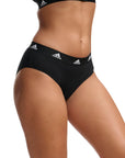 Adidas Underwear阿迪達斯內衣ACCO - 3 PK BIKINI BRIEF運動內褲-黑色/白色/灰色