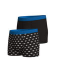 Adidas Underwear阿迪達斯內衣2PK TRUNK運動平角內褲-黑色