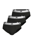 Adidas Underwear阿迪達斯內衣3PK BRIEF運動三角內褲-黑色