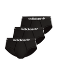 Adidas Underwear阿迪達斯內衣3PK BRIEF運動三角內褲-黑色