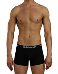 Adidas Underwear阿迪達斯內衣3PK TRUNK運動三角內褲-黑色