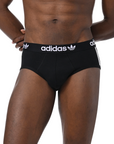 Adidas Underwear阿迪達斯內衣3PK BRIEF運動三角內褲-黑色