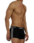 Adidas Underwear阿迪達斯內衣3PK TRUNK運動三角內褲-黑色
