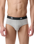 Adidas Underwear阿迪達斯內衣3PK BRIEF運動三角內褲-混色