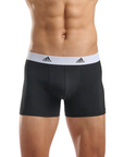 Adidas Underwear阿迪達斯內衣2PK TRUNK IN POLYBAG運動平角內褲-黑色
