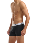 Adidas Underwear阿迪達斯內衣2PK TRUNK IN POLYBAG運動平角內褲-黑色