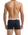 Adidas Underwear阿迪達斯內衣2PK TRUNK IN POLYBAG運動平角內褲-黑色