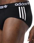 Adidas Underwear阿迪達斯內衣3PK BRIEF運動三角內褲-黑色