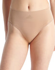 Adidas Underwear阿迪達斯內衣ASMS - HIGH WAIST THONG運動內褲-杏色