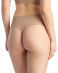 Adidas Underwear阿迪達斯內衣ASMS - HIGH WAIST THONG運動內褲-杏色