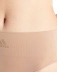 Adidas Underwear阿迪達斯內衣ASMS - HIGH WAIST THONG運動內褲-杏色