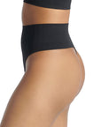 Adidas Underwear阿迪達斯內衣ASMS - HIGH WAIST THONG運動內褲-黑色