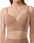 Adidas Underwear阿迪達斯內衣ASMS - WIRELESS BRA運動内衣-杏色