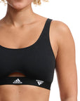 Adidas Underwear阿迪達斯內衣ACCO - SCOOP BRALETTE運動内衣-黑色
