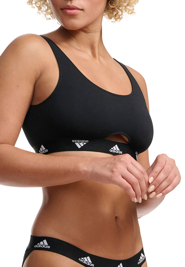 Adidas Underwear阿迪達斯內衣ACCO - SCOOP BRALETTE運動内衣-黑色