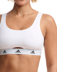 Adidas Underwear阿迪達斯內衣ACCO - SCOOP BRALETTE運動内衣-白色