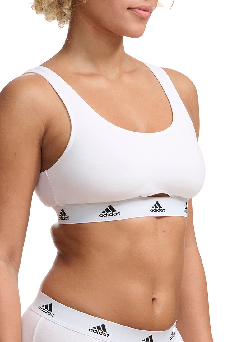 Adidas Underwear阿迪達斯內衣ACCO - SCOOP BRALETTE運動内衣-白色