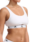 Adidas Underwear阿迪達斯內衣ACCO - SCOOP BRALETTE運動内衣-白色