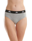 Adidas Underwear阿迪達斯內衣ACCO - 3 PK BIKINI BRIEF運動內褲-黑色/白色/灰色