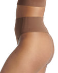 Adidas Underwear阿迪達斯內衣ASMS - HIGH WAIST THONG運動內褲-摩卡色