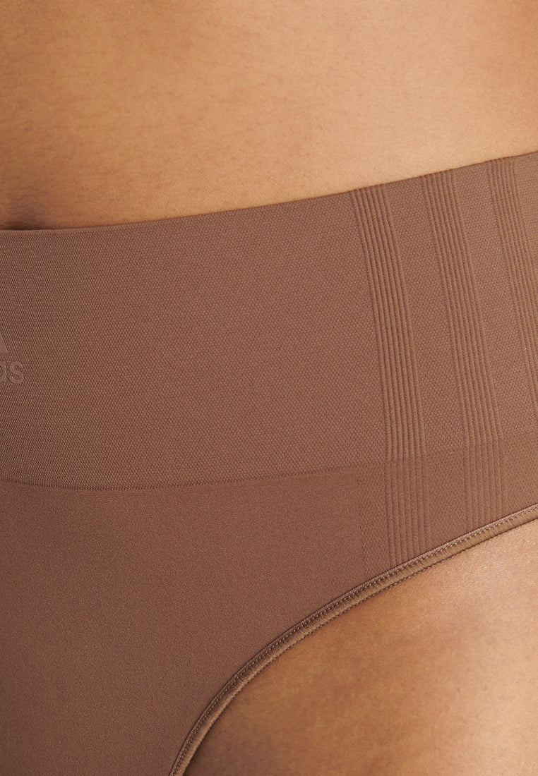 Adidas Underwear阿迪達斯內衣ASMS - HIGH WAIST THONG運動內褲-摩卡色
