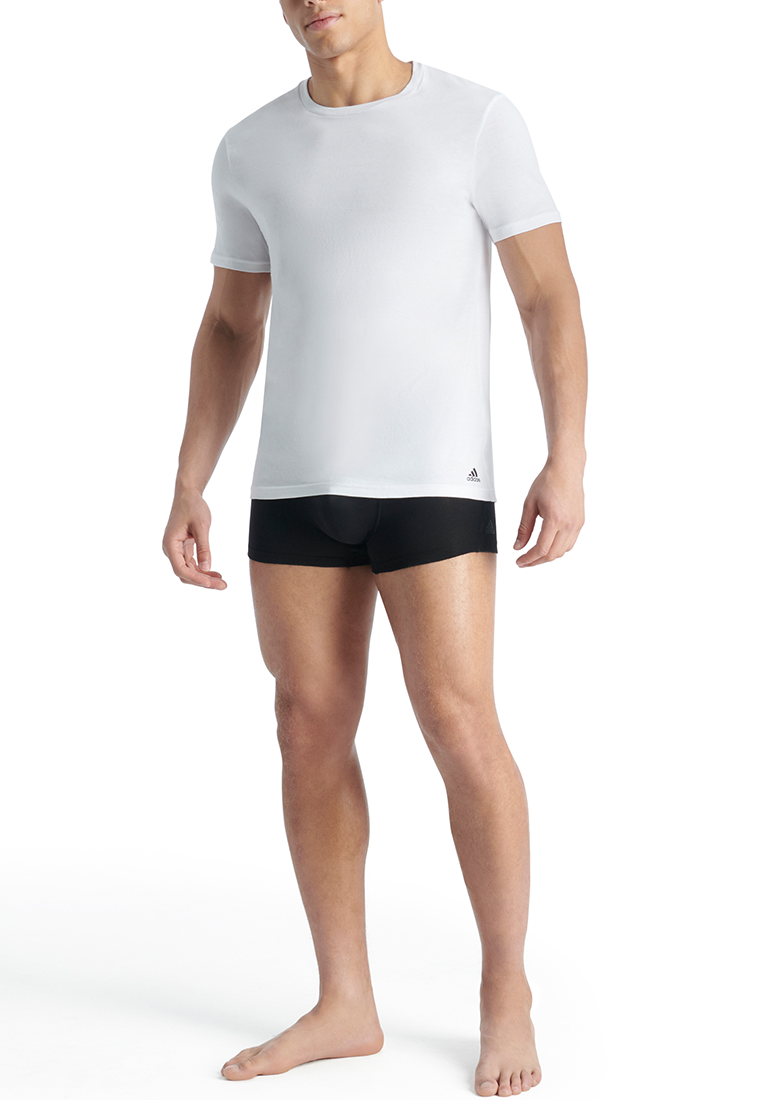 Adidas Underwear阿迪達斯內衣3PK CREW NECK T-SHIRT運動短袖