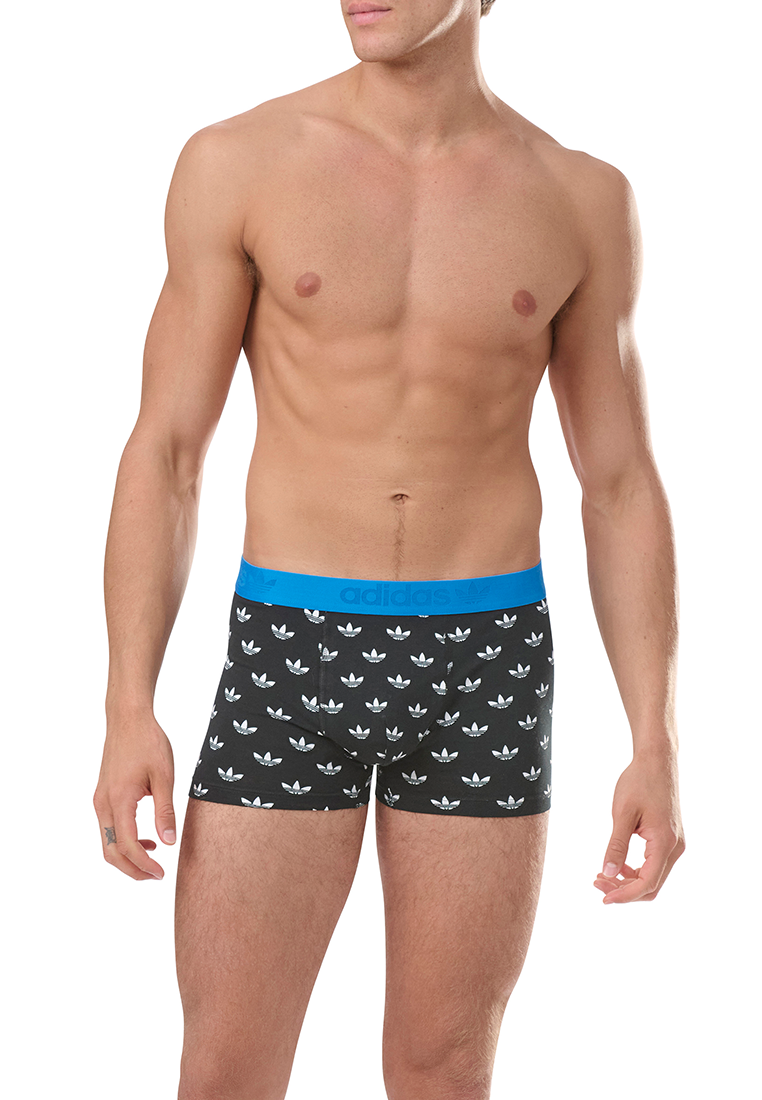 Adidas Underwear阿迪達斯內衣2PK TRUNK運動平角內褲-黑色