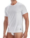 Adidas Underwear阿迪達斯內衣2PK CREW NECK T-SHIRT運動短袖-白色