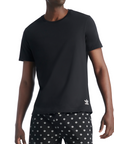 Adidas Underwear阿迪達斯內衣2PK CREW NECK T-SHIRT運動短袖-黑色