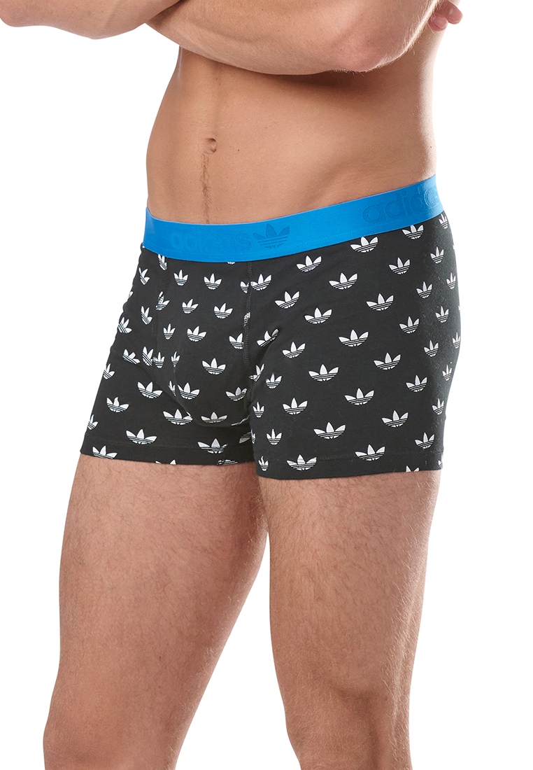 Adidas Underwear阿迪達斯內衣2PK TRUNK運動平角內褲-黑色