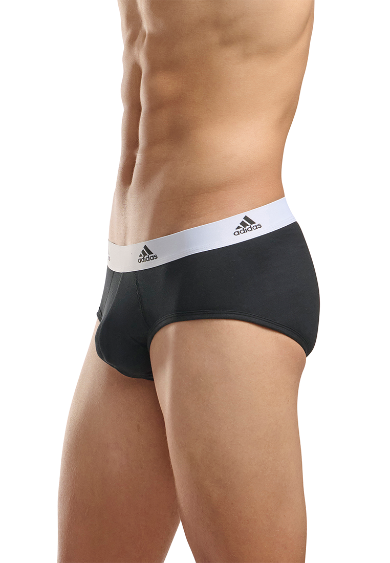 Adidas Underwear阿迪達斯內衣3PK BRIEF運動三角內褲-黑色