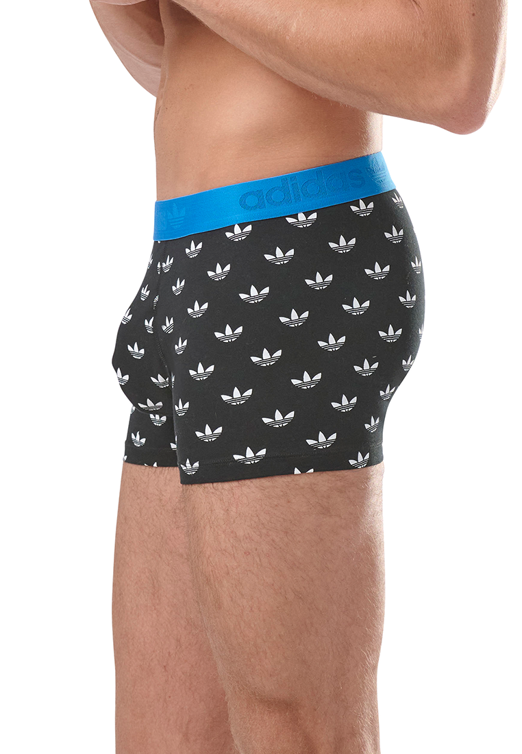Adidas Underwear阿迪達斯內衣2PK TRUNK運動平角內褲-黑色