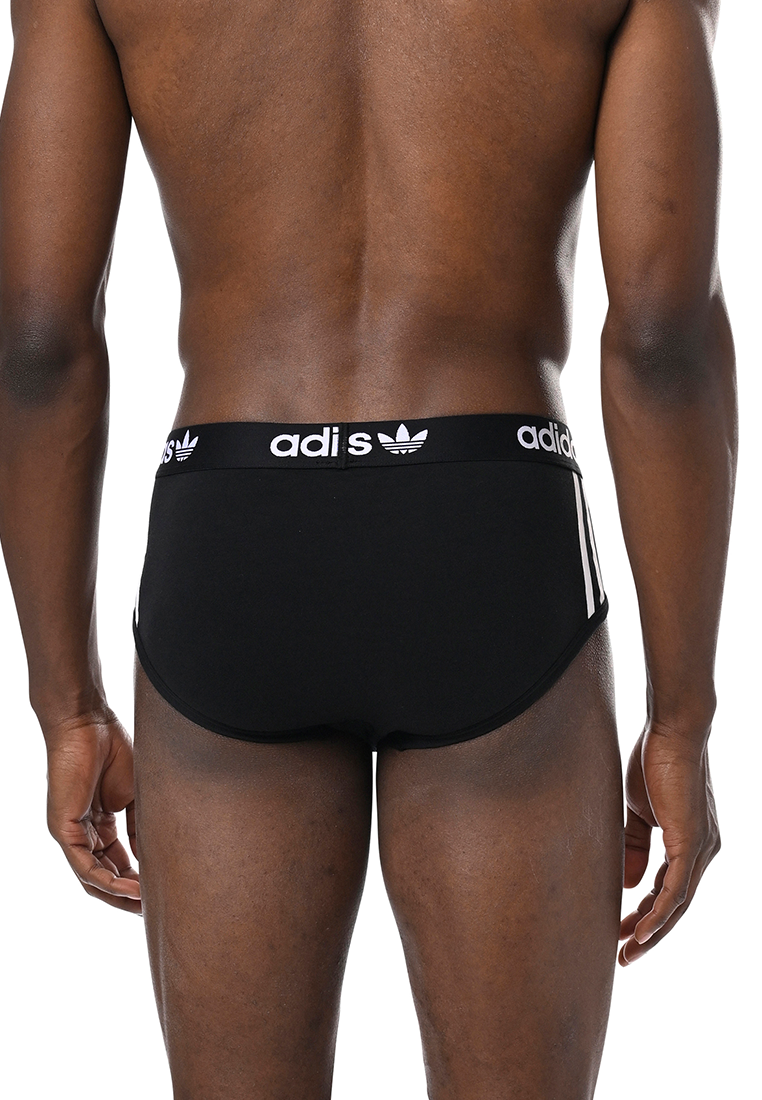 Adidas Underwear阿迪達斯內衣3PK BRIEF運動三角內褲-黑色