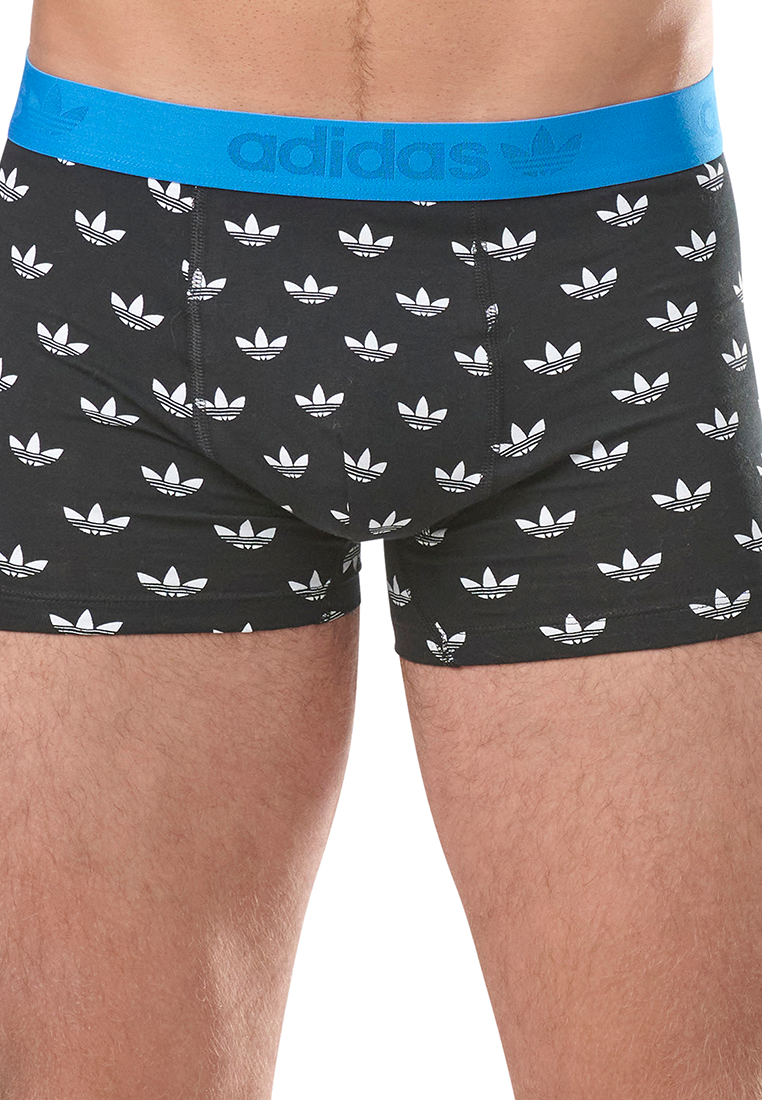 Adidas Underwear阿迪達斯內衣2PK TRUNK運動平角內褲-黑色