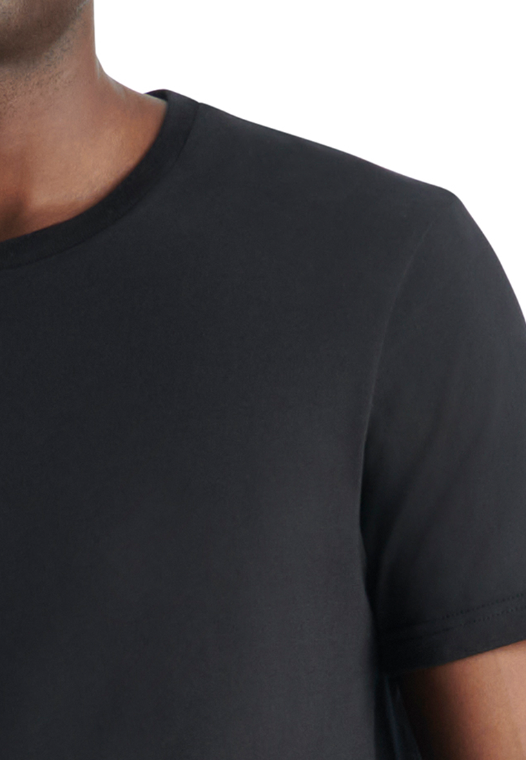 Adidas Underwear阿迪達斯內衣2PK CREW NECK T-SHIRT運動短袖-黑色